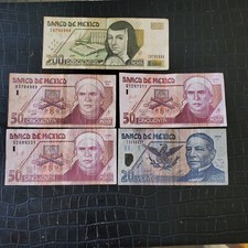 Billets banque mexique d'occasion  Saint-Gilles-Croix-de-Vie