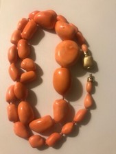 Splendida collana corallo usato  Piacenza