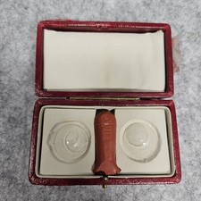 Usado, Lentes de contato rígidas vintage da década de 1950 e estojo de lentes optometrista escleral óptico comprar usado  Enviando para Brazil