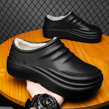 Usado, Sapatos masculinos impermeáveis Chef sapatos de algodão forro de pelúcia sapatos de caminhada EUA12 comprar usado  Enviando para Brazil