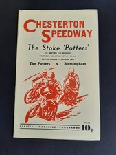 Speedway programme stoke for sale  BROXBURN
