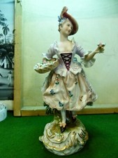 Capodimonte dresden lady for sale  BILLINGHAM