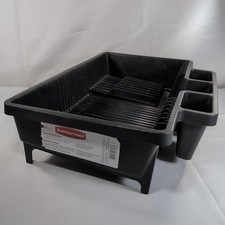 Rubbermaid 8354 Black Space Saver escorredor gotejamento prato rack de secagem 1182 2015 6054 comprar usado  Enviando para Brazil