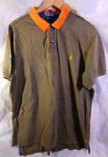 Camisa polo masculina verde Ralph vintage XXL canoa indiana caiaque taco botão de pressão comprar usado  Enviando para Brazil