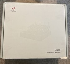 Victure NK200 sistema de câmera de segurança externa 8 canais Wi-Fi kit NVR caixa aberta comprar usado  Enviando para Brazil