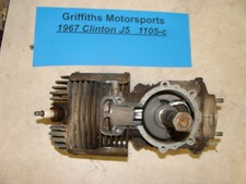 1965 66 67 CLINTON J5 1108-C 5hp motor de popa motor cárter cabeçote elétrico  comprar usado  Enviando para Brazil