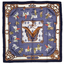 Hermes scarf equitation d'occasion  Expédié en Belgium