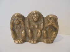 Vintage brass three for sale  EXETER