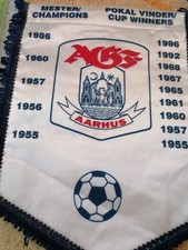 Gagliardetto CALCIO FOOTBALL CLUB Banderín pennant fanion Wimpel AARHUS Flamula  comprar usado  Enviando para Brazil