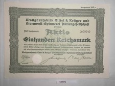 100 aktie wollgarnfabrik gebraucht kaufen  Borna