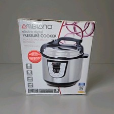 Panela de pressão digital elétrica Ambiano 6 qt 1000W multifuncional caixa aberta, usado comprar usado  Enviando para Brazil