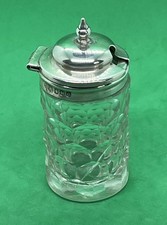 Silver topped condiment for sale  AMMANFORD