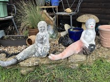 Vintage concrete mermaid for sale  IPSWICH