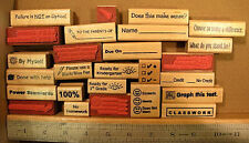 Teacher phrase rubber for sale  Argos