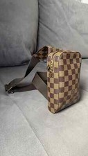 Używany, Louis Vuitton Geronimos Belt Bag & Fanny Pack Brown Canvas Damier, LV Bumpbag na sprzedaż  PL