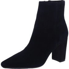 Botas de tornozelo femininas Nine West Dery couro preto 9 médias (B,M) BHFO 9476, usado comprar usado  Enviando para Brazil