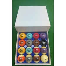 Conjunto de bolas de bilhar DYNASPHERE 2-1/4 polegadas tungstênio belga (caixa neutra), usado comprar usado  Enviando para Brazil