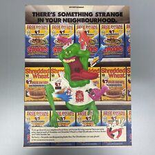 Usado, GHOSTBUSTERS II SHREDDIES TRIGO TRITURADO MAIS FINO 1990 VINTAGE ANÚNCIO RETRÔ comprar usado  Enviando para Brazil