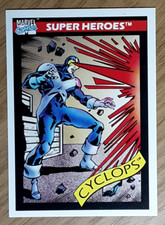 Cartão 8 CICLOPES 1990 Universo Marvel. Novo carregador superior grátis. comprar usado  Enviando para Brazil