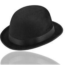 Black velour bowler for sale  SOUTHAMPTON