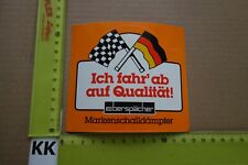 Alter aufkleber auto gebraucht kaufen  Kupferberg