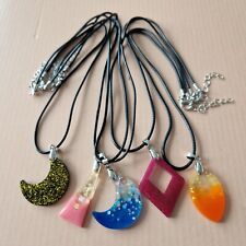 Halskette Damen Necklace Epoxidharz Epoxy Resin comprar usado  Enviando para Brazil