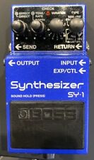 Pedal de efeitos de guitarra Boss SY-1 sintetizador em funcionamento, usado comprar usado  Enviando para Brazil