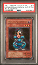 Yu-Gi-Oh Masahiro the Dark Clown T2-01 Japanese Tournament Price Card Trophy PSA comprar usado  Enviando para Brazil