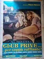 Manifesto club prive usato  Italia