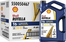 Óleo de motor Shell Rotella T6 totalmente sintético 15W-40 1 galão 3,785L comprar usado  Enviando para Brazil