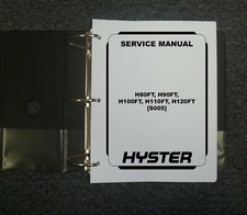 Hyster S005 H80FT H90FT H100FT empilhadeira a gás loja manual de serviço de reparo comprar usado  Enviando para Brazil
