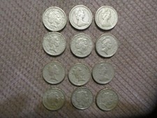 12 moedas de uma libra esterlina do Reino Unido imagem da rainha Elizabeth VINTAGE raro ENVIO DOS EUA comprar usado  Enviando para Brazil