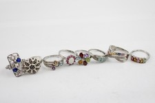 Sterling silver gemstone for sale  LEEDS