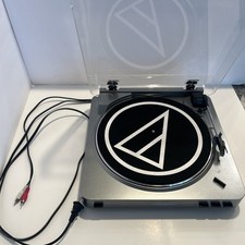 Audio Technica AT-LP60X toca-discos totalmente automático acionamento por correia Gunmetal/preto, usado comprar usado  Enviando para Brazil
