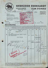 Ulm rechnung 1937 gebraucht kaufen  Leipzig