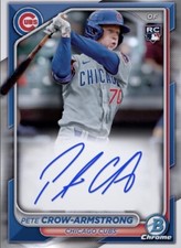2024 Topps Bowman Auto Chrome Rookie RC Signature PETE CROW-ARMSTRONG Digital comprar usado  Enviando para Brazil