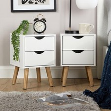 Bedside cabinet white for sale  BLACKBURN