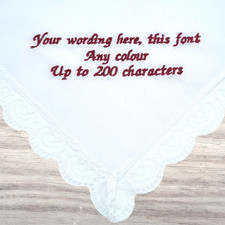 Custom ladies handkerchief for sale  CWMBRAN