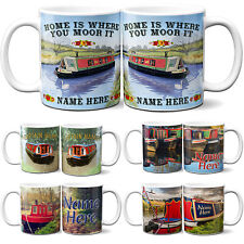 Personalised narrowboat mug for sale  BRIDGNORTH