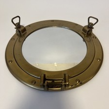 Wandspiegel bullauge gold gebraucht kaufen  Bargteheide