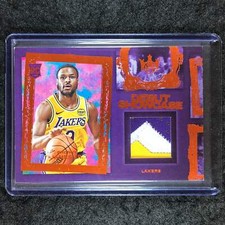 2024-25 Court Kings BRONNY JAMES JR. Vitrine de estreia remendo de novato âmbar 25/49 comprar usado  Enviando para Brazil