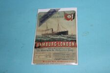 Blechpostkarte hamburg london gebraucht kaufen  Bremerhaven