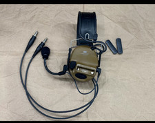 FONE DE OUVIDO 3M PELTOR COMTAC V Dual Comm DEFENSOR AUDITIVO com copos de gel | TAN comprar usado  Enviando para Brazil