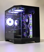 PC para jogos panorâmico vidro 3 lados 12ª geração 32GB DDR5 1TB M.2+2TB HD RTX 5060Ti, usado comprar usado  Enviando para Brazil