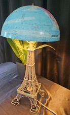 Abajur de mesa Torre Eiffel vintage com abajur globo feito sob medida - decoração inovadora comprar usado  Enviando para Brazil