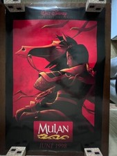 Pôster filme frente e verso Rolled Mulan 1998 27x40 Disney, Eddie Murphy comprar usado  Enviando para Brazil