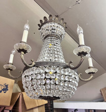 Vintage crystal chandelier for sale  East Moriches