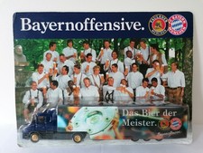 Paulaner mini Werbetruck, Scania 124L 400 SZ FC Bayern München 1:87 in OVP comprar usado  Enviando para Brazil