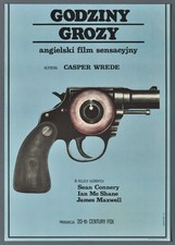 Ransom ORIGINAL 1976 Sean Connery Polish Movie Poster - Gun Eye - Nasfeter, używany na sprzedaż  PL