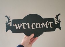 Metal welcome sign for sale  SCUNTHORPE